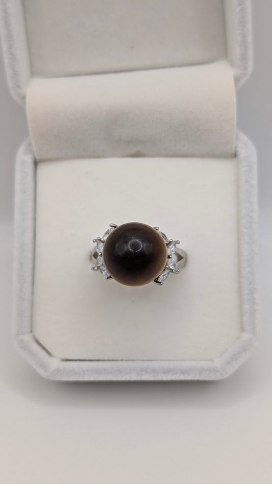 Tigers eye Diana edison ring