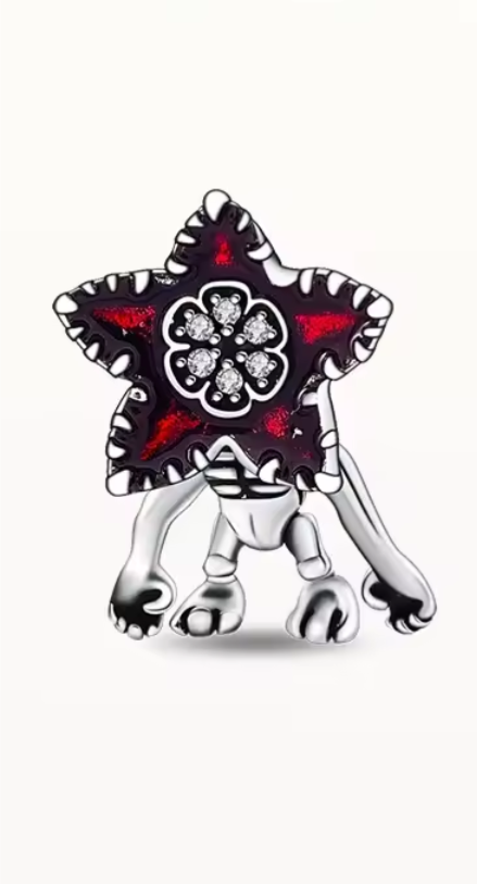 Stranger things sterling silver charms