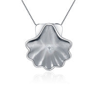 Oyster shell pendant