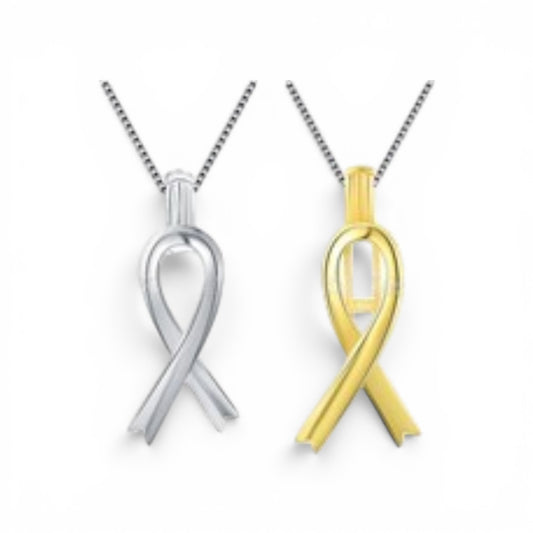 Awareness ribbon cage