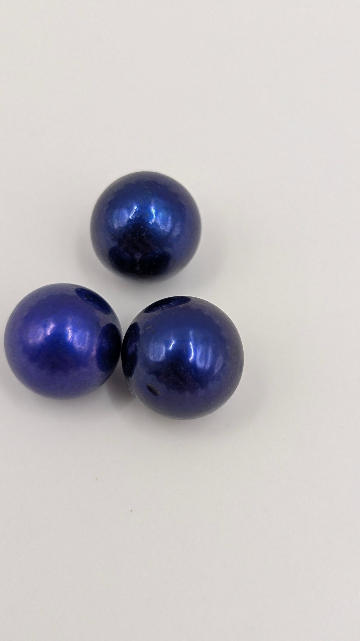Deep blurple Edison pearls