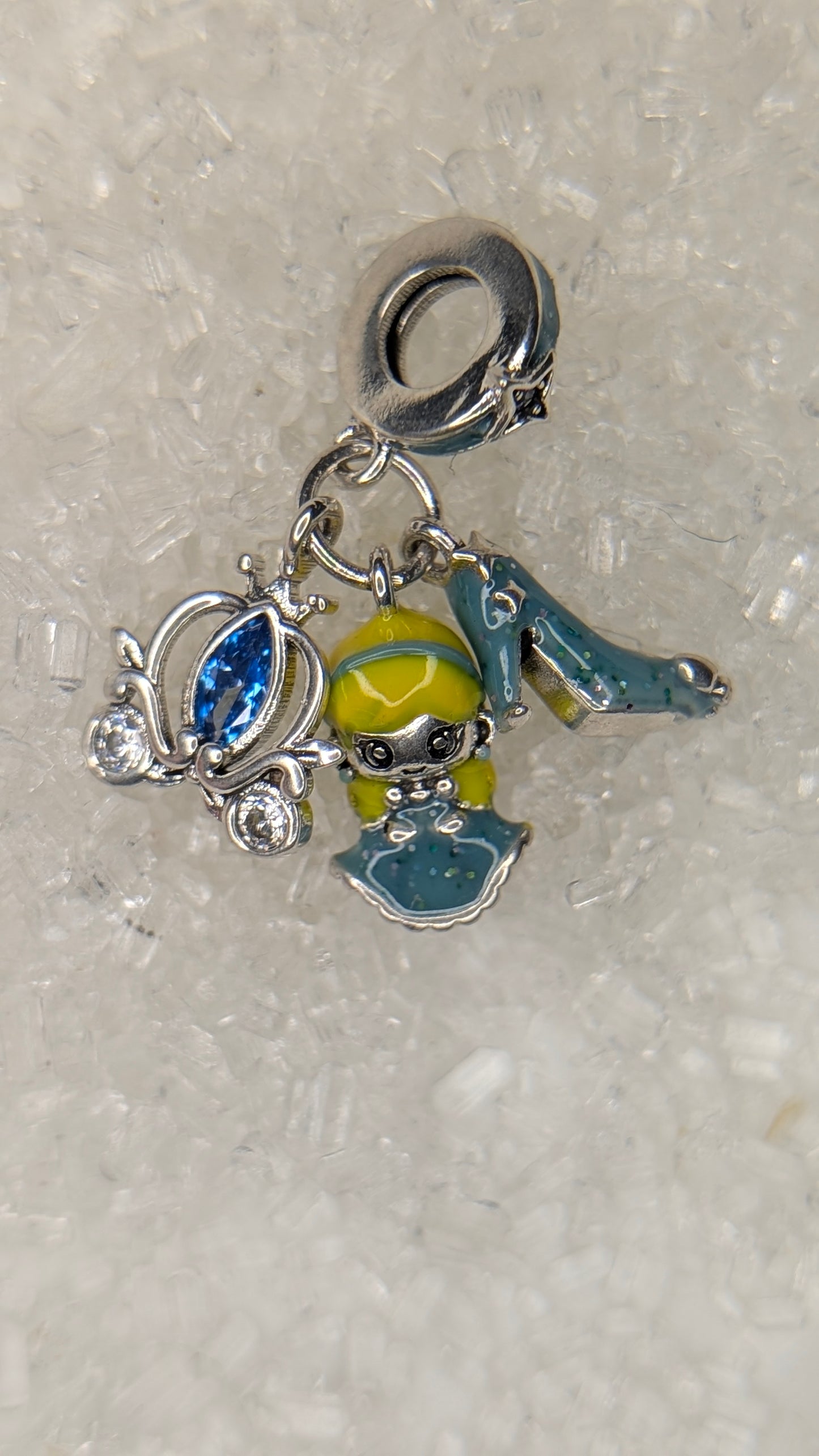 Blue dress premium triple charm