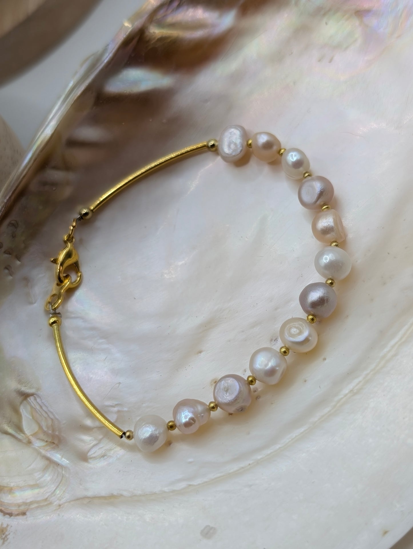 Classic natural pearl bracelet