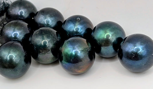 large oilslick Edison pearls