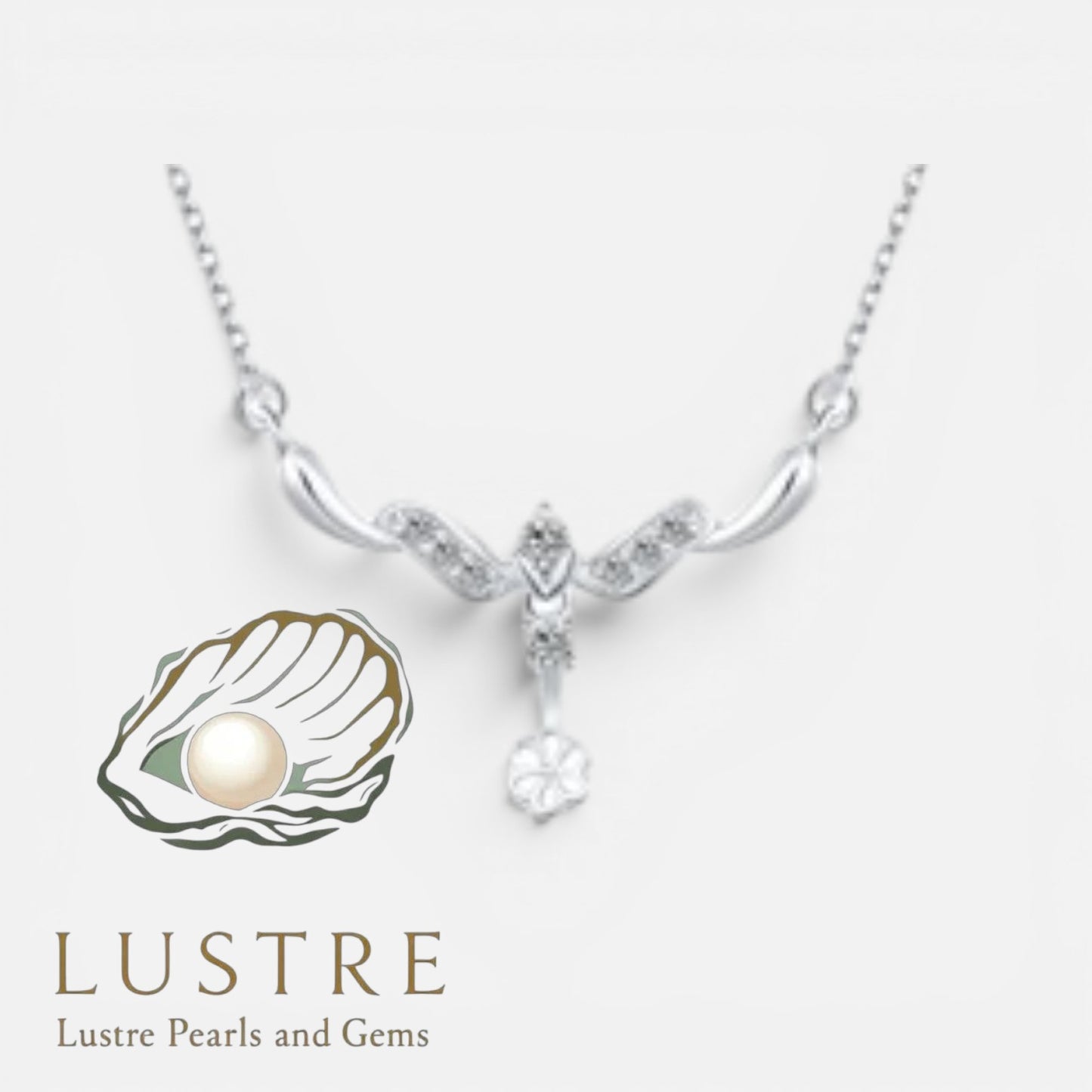 Pearl wave necklace