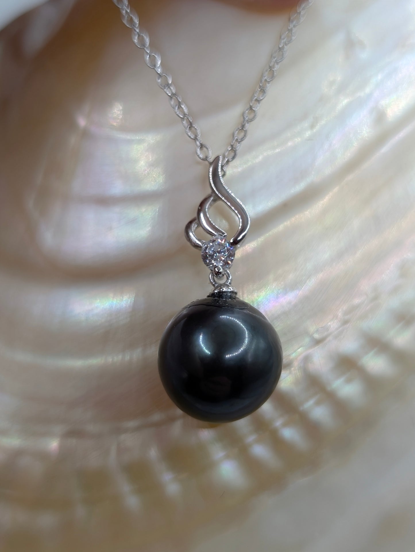 Dark green Edison pendant