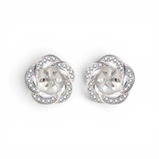 Bloom twirl earrings