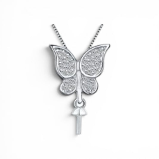 Butterfly pendant drop