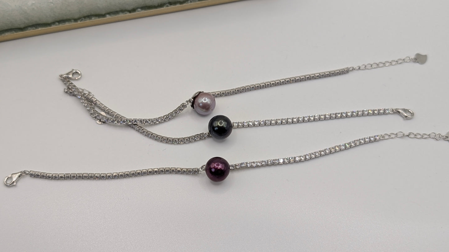 Dark green Edison sparkle bracelet