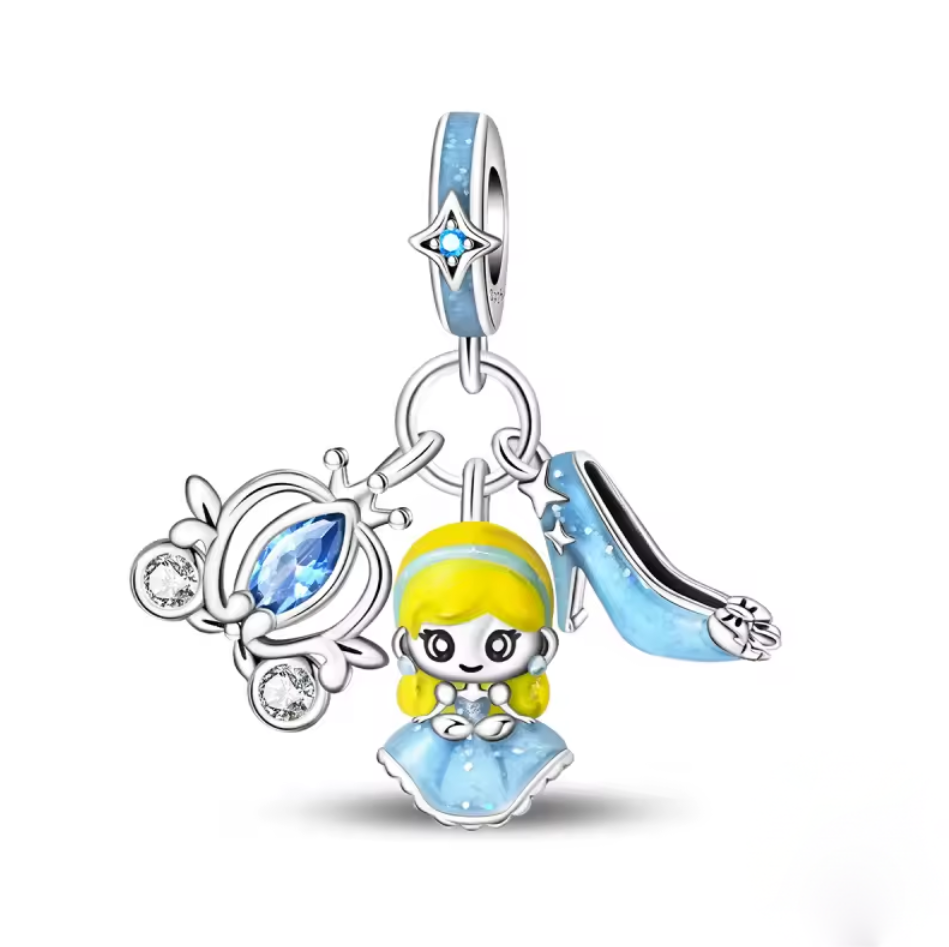 Blue dress premium triple charm