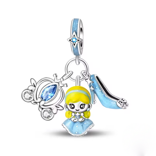 Blue dress premium triple charm