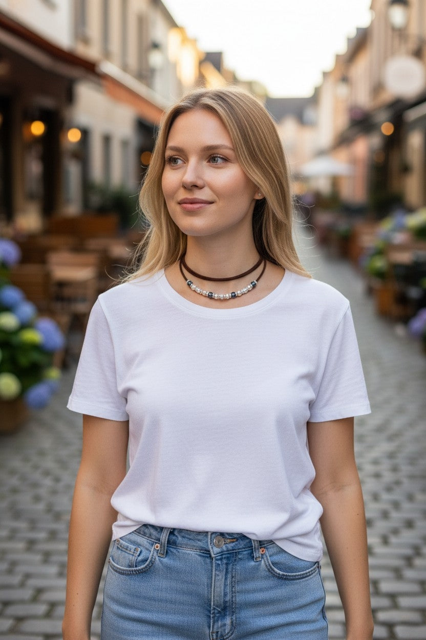 Pearl choker