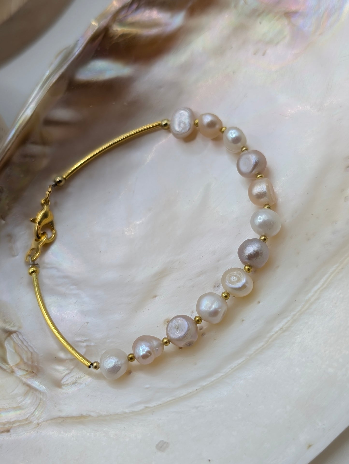 Classic natural pearl bracelet
