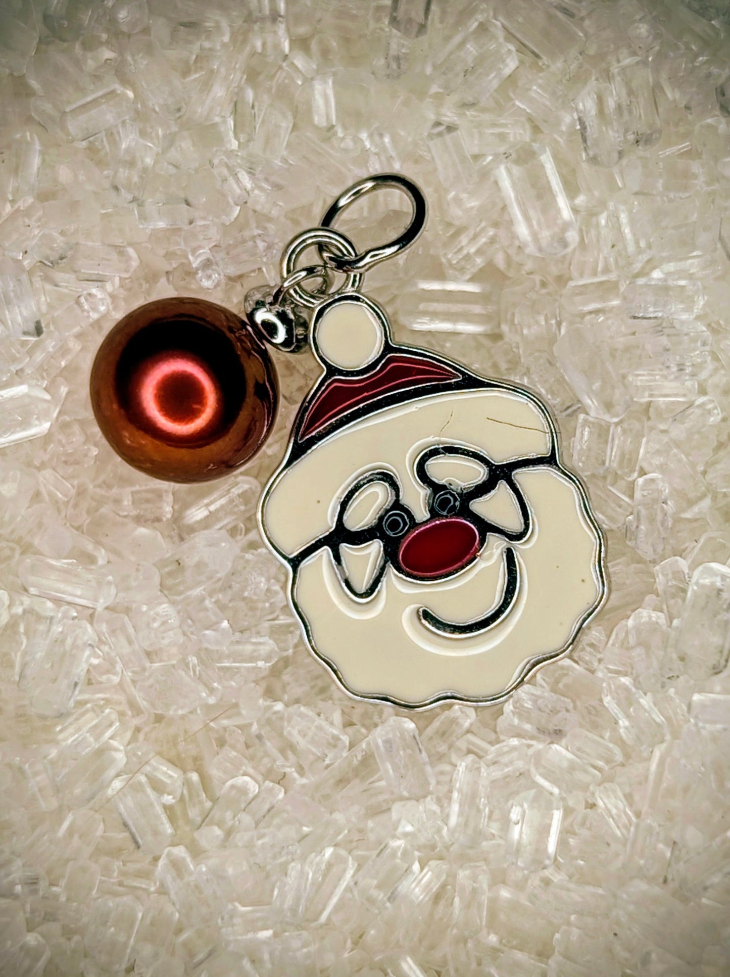 Fun Santa pearl pendant mount