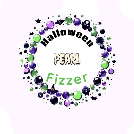 Halloween colour Pearl and gem ball fizzer