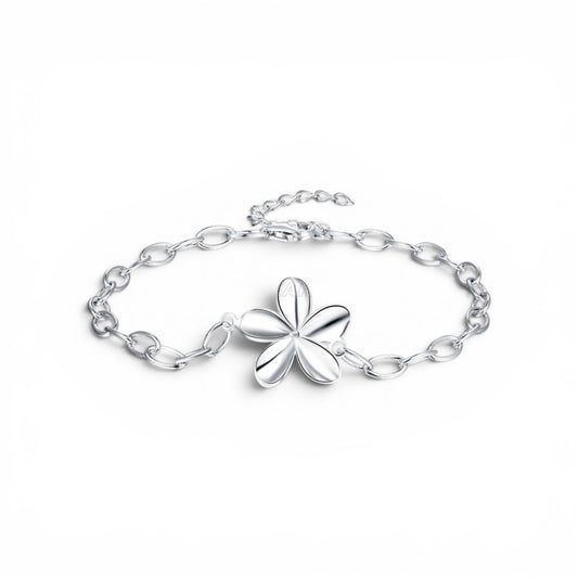 Flower chain bracelet