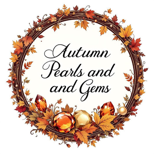 Autumn colour pearl and gem ball Fizzer
