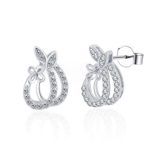 double loop earrings