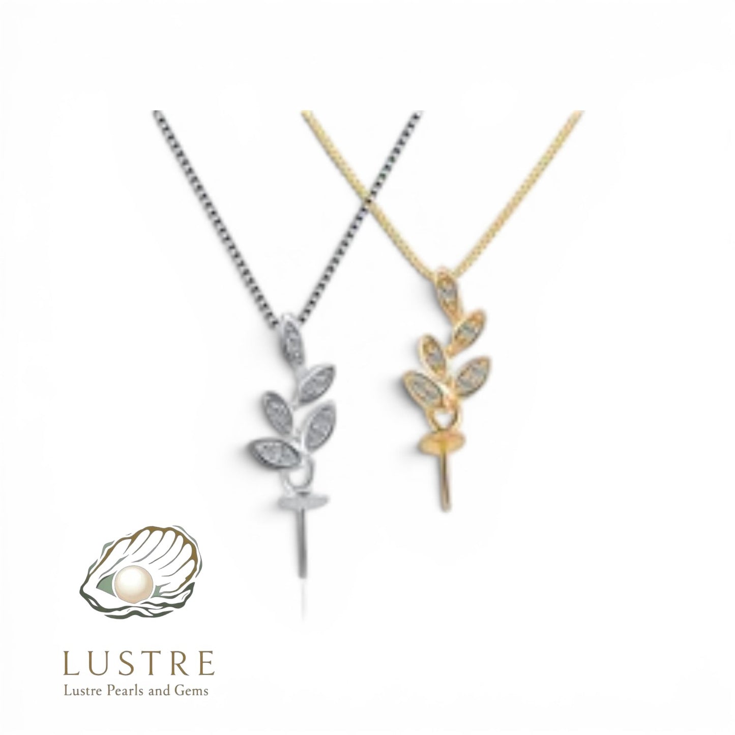 Leaf drop pendant