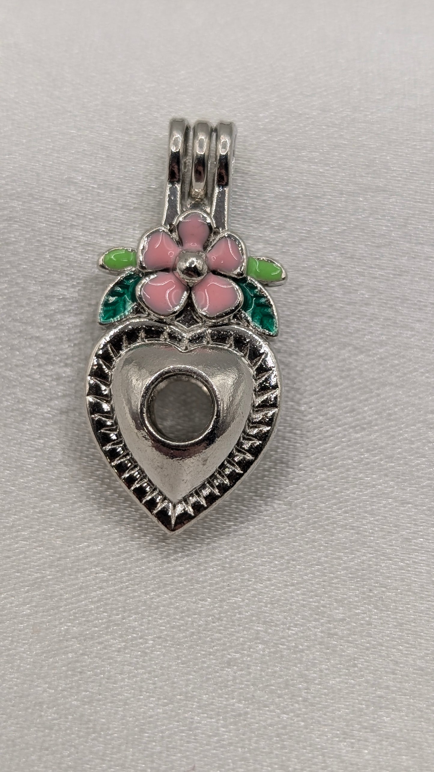 Pink flower colour cage