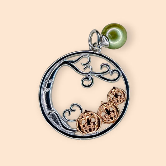 Pumpkin Patch Pearl mount pendant