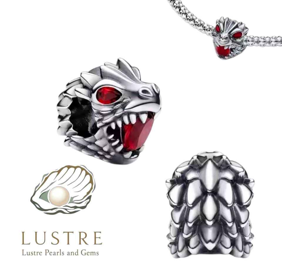 Throne and dragon charms