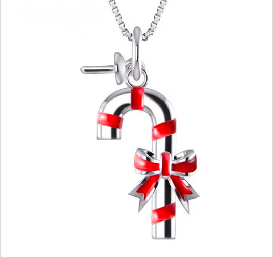 Candy Cane Pearl pendnat