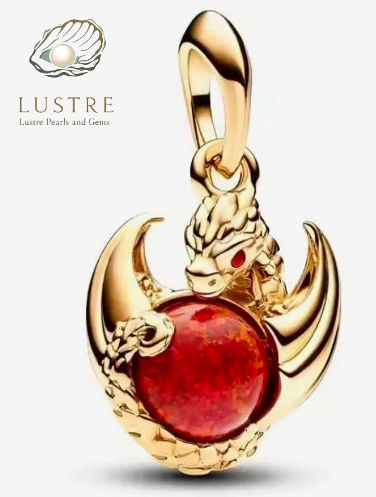 Throne and dragon charms