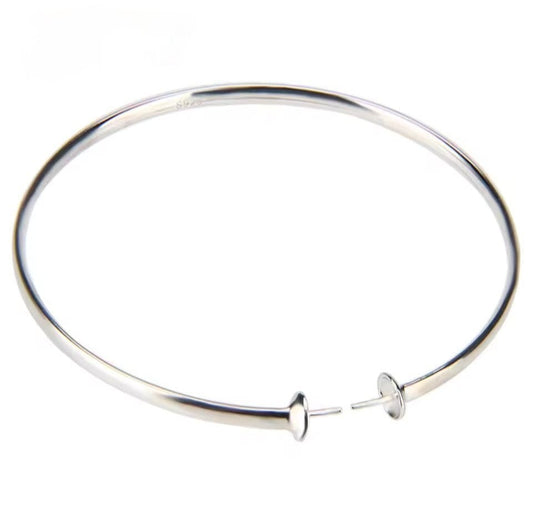Double pearl bangle